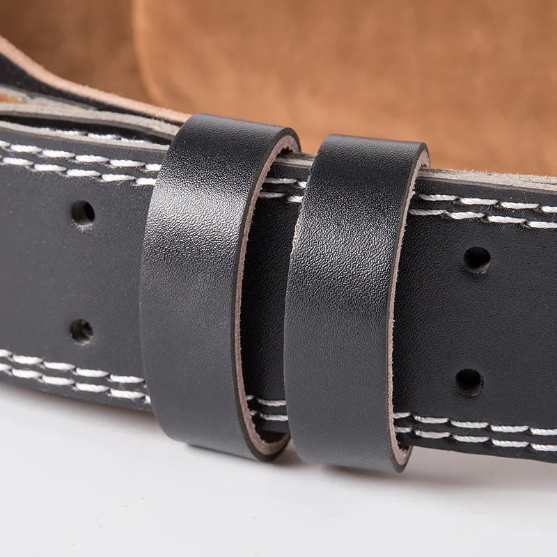 Iron Sculpt's Premium Leather Powerlifting Belt