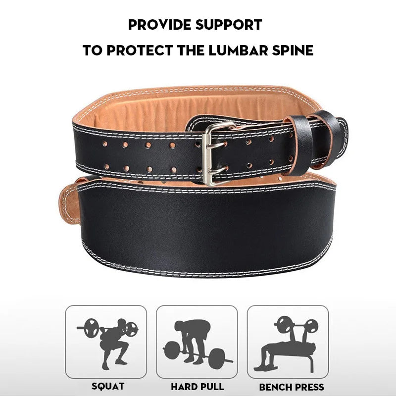 Iron Sculpt's Premium Leather Powerlifting Belt