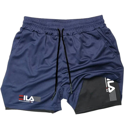 Iron Sculpt's Men's 2 in 1 Running Shorts